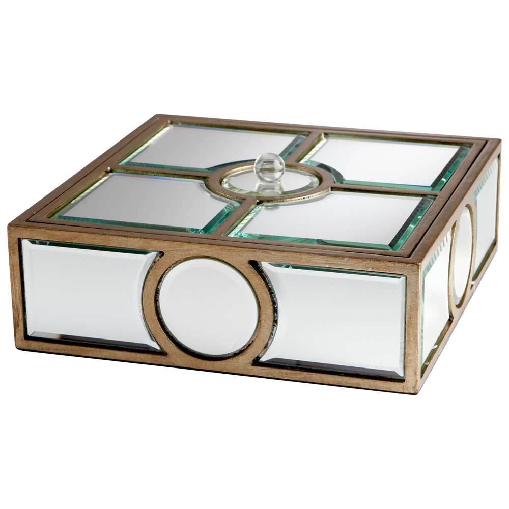 Cyan Design - Through The Lens Containr in Clear and Gold - 05935 veiw 1