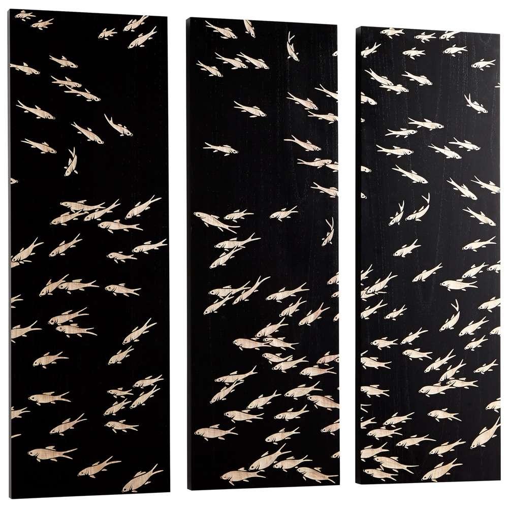 Cyan Design - Tiburon Wall Art in Black - 07519 veiw 1