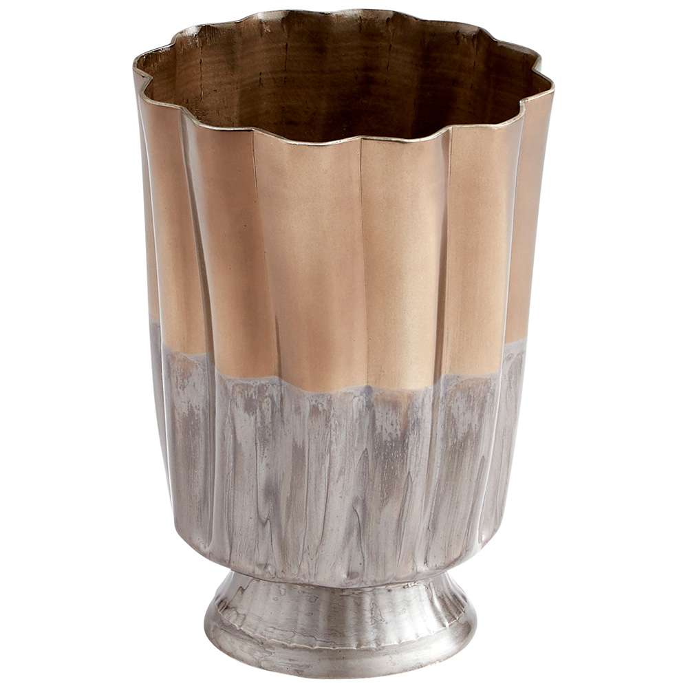 Cyan Design - Twin Tones Vase in Black and Bronze - Small - 10692 veiw 1