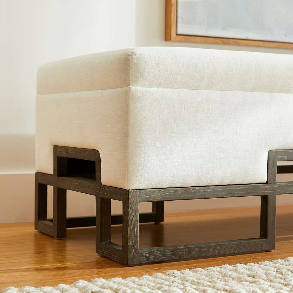 Cyan Design - Vanora Bench in White - 11397 veiw 3
