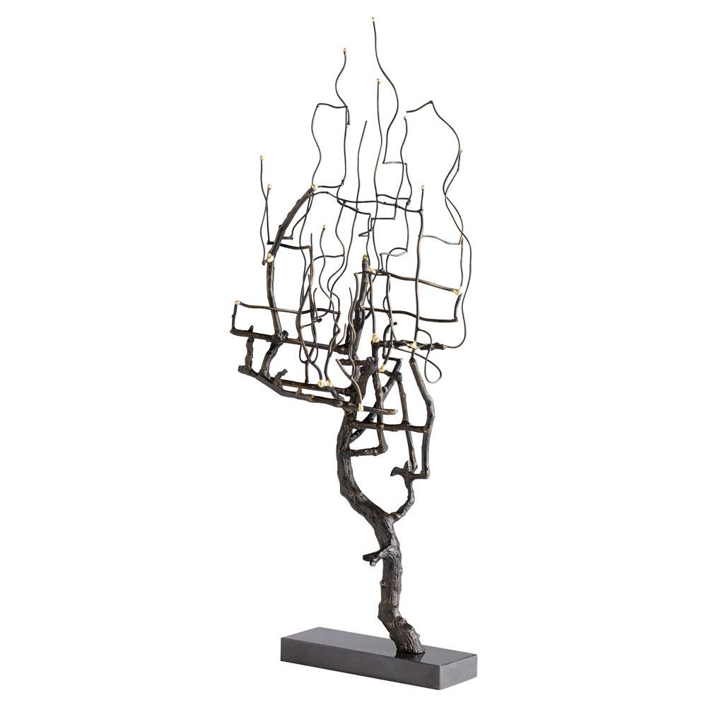 Cyan Design - Wilting Sculpture in Brass - 11241 veiw 1