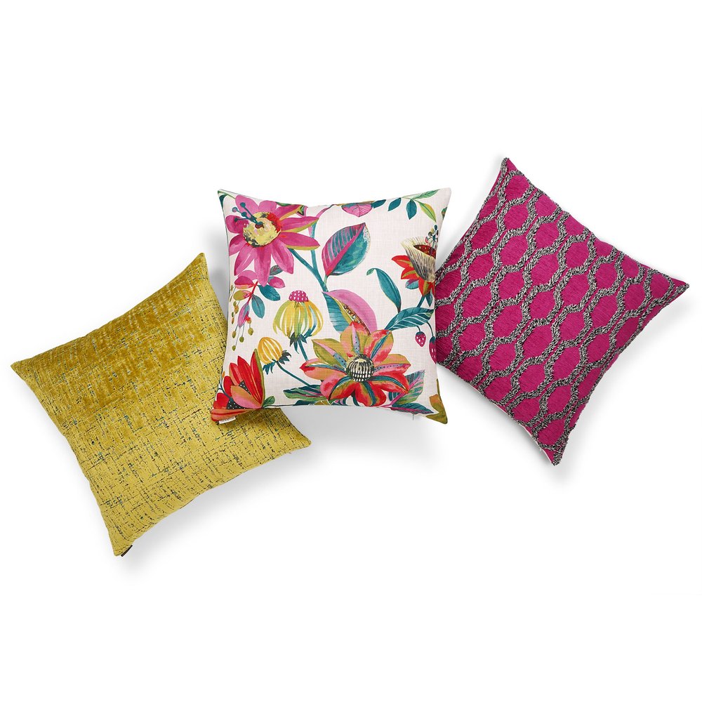 D.V. KAP Home - Fringed Pillow - Fuchsia - 3446-F-2424 view 3