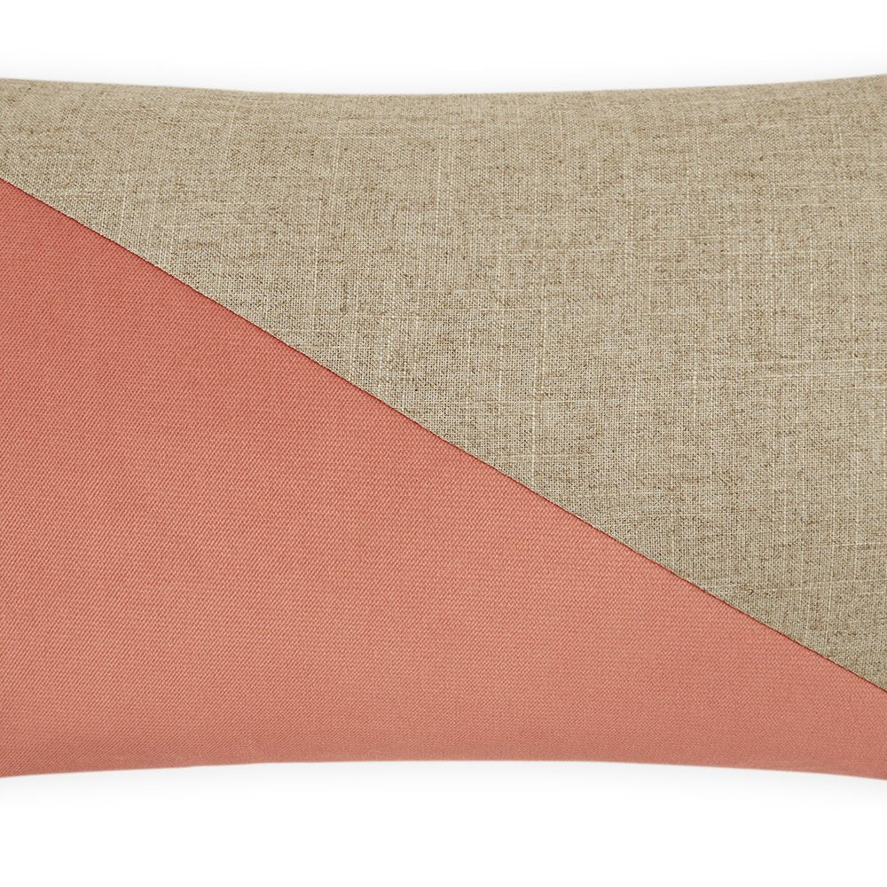 D.V. KAP Home - Jefferson Lumbar Pillow - Blush - 2691-BH-1424 view 2