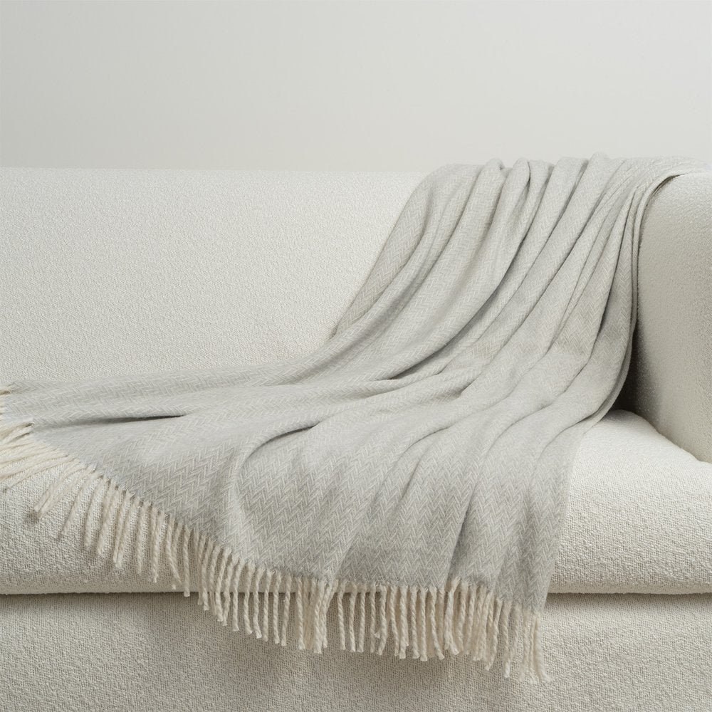 D.V. KAP Home - Marinara Throw - Silver - B-1065-S view 3