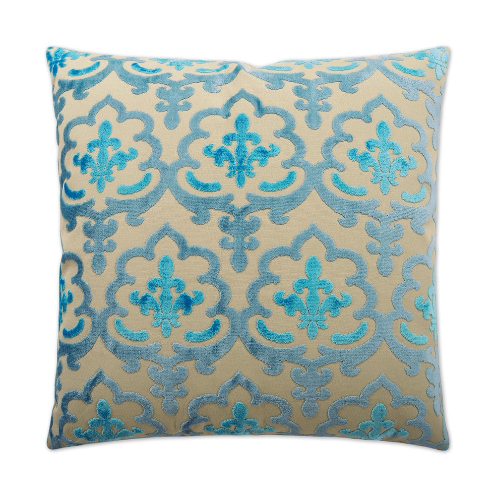 D.V. KAP Home - Marrisett Pillow - Peacock - 2400-P-2424 view 1