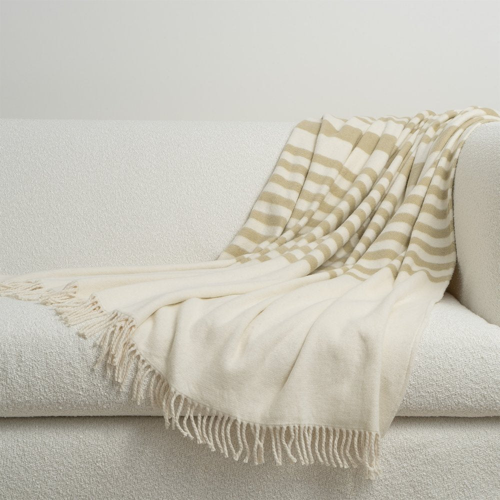 D.V. KAP Home - Nona Throw - Sand - B-1061-S view 3