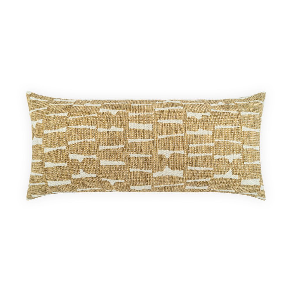 D.V. KAP Home - Outdoor Latrobe Lumbar Pillow - Raffia - OD-600-R-1224 view 1