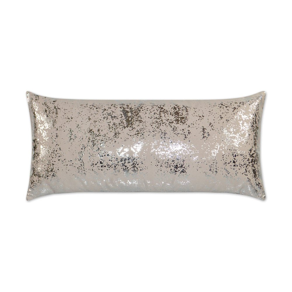 D.V. KAP Home - Outdoor Sand Dune Lumbar Pillow - Pebble - OD-246-P-1224 view 1