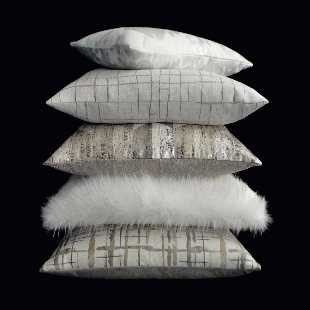 D.V. KAP Home - Protraction Pillow - Pewter - 3045-P-2424 view 3