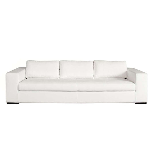 Diamond Sofa - Muse Sofa in Mist White Performance Fabric w/ (4) Black Accent Pillows - MUSESOWH veiw 2
