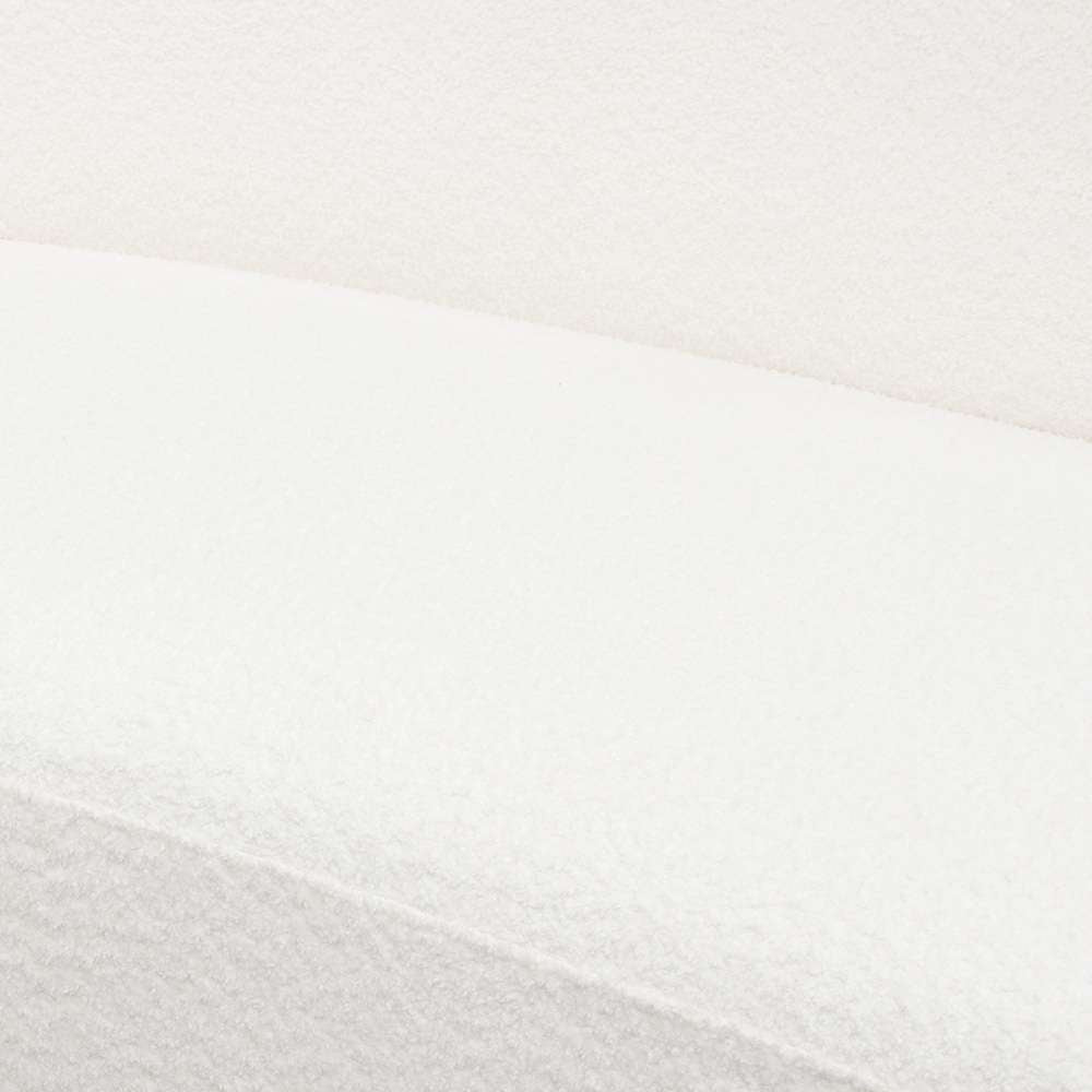 Diamond Sofa - Vesper 3PC Modular Curved Armless Sofa in Faux White Shearling w/ Black Wood Leg Base - VESPER3PCASWH veiw 11