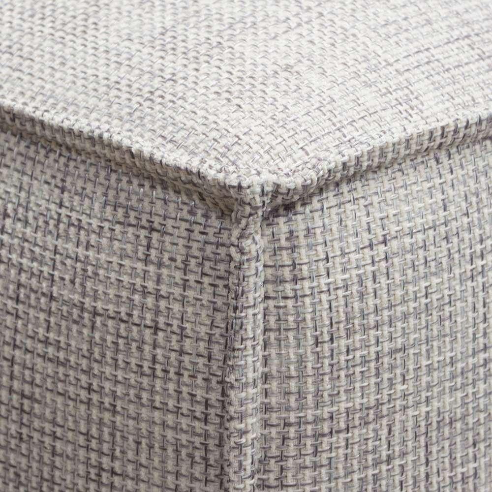 Diamond Sofa - Vice Square Ottoman in Barley Fabric - VICEOTBA veiw 8