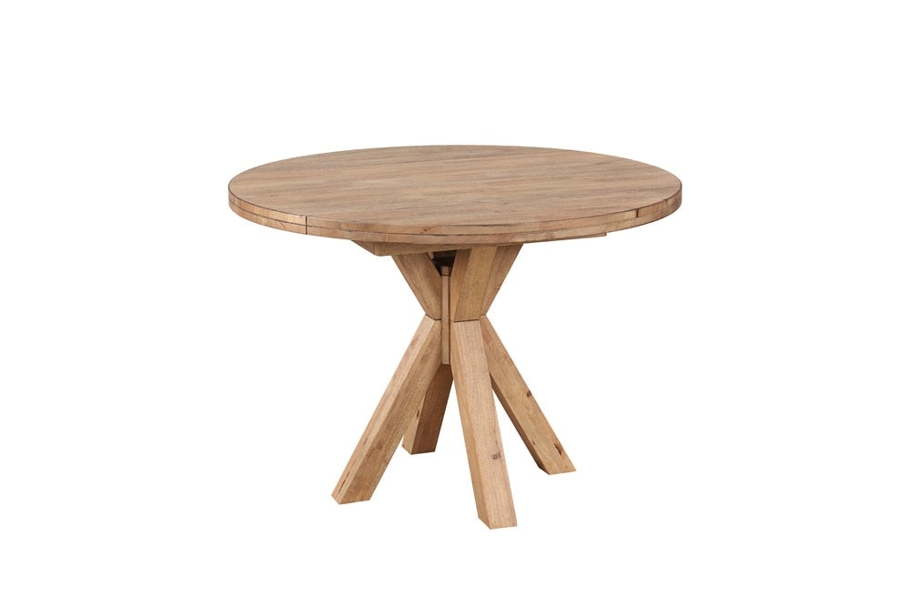 ECI Furniture - Brownstone Drop Leaf Dining Table Complete, Warm Brown - 0600-77-DLT/DLB veiw 1