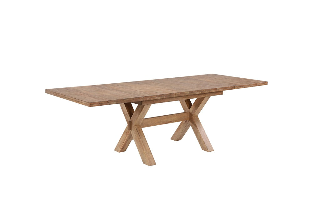 ECI Furniture - Brownstone Trestle Dining Table Complete, Warm Brown - 0600-77-TRT/TRB veiw 1