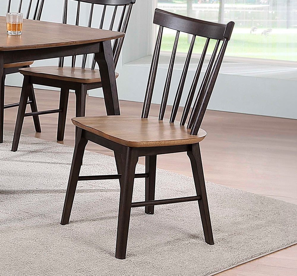 ECI Furniture - Kensington Side Chair, Black & Natural (Set of 2) - 4495-00-S view 1