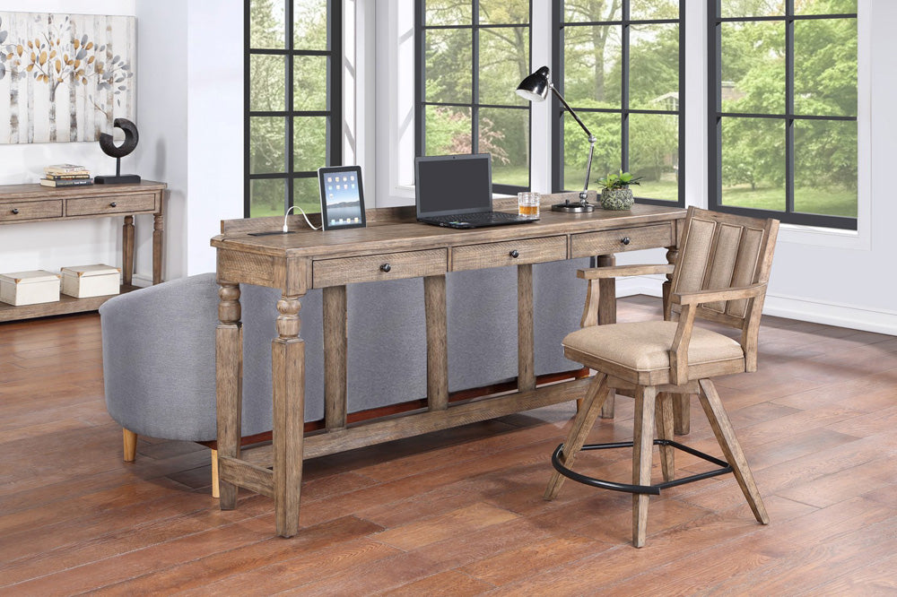 ECI Furniture - Logans Point Home Office Theatre Bar, Gray - 1600-99-HOTB view 2
