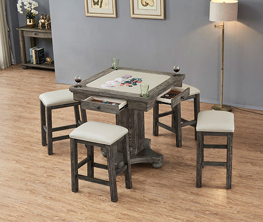 ECI Furniture - Shades of Gray 24in Saddle Stool W/ Nailhead Seat - 0921-95-SS24 view 2