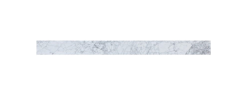 Elegant Furniture & Lighting - 48 inch backsplash in carrara white - BS1248CRA veiw 1