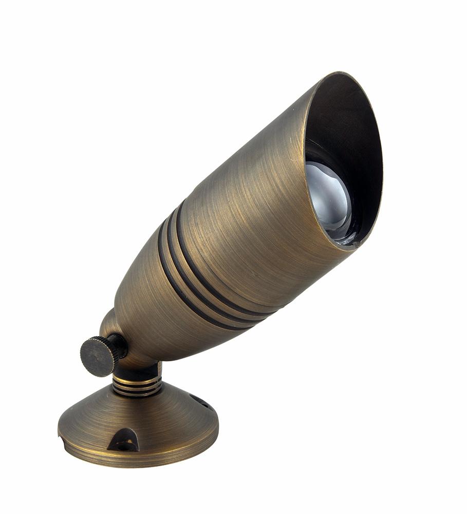 Elegant Furniture & Lighting - Aera Landscape Spot Light 3inw x 8.5inh, in Antique Brass - C029L veiw 1