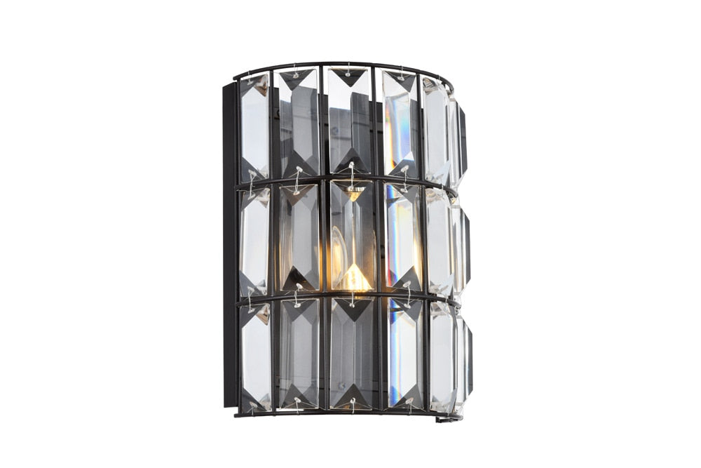 Elegant Furniture & Lighting - Blair Wall Sconce D4.8 H9.8 Lt:1 Oil rubbed bronze Finish - LD5002W8ORB veiw 1