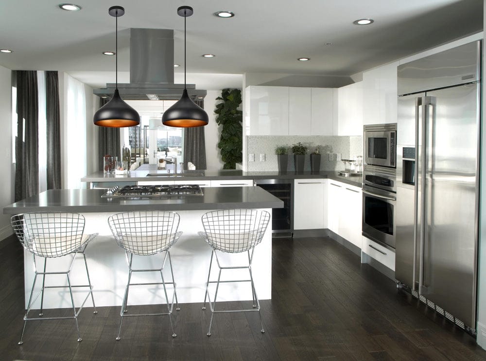 Elegant Furniture & Lighting - Circa Pendant D12.5in H10in Lt:1 Black Finish - LDPD2046 view 7