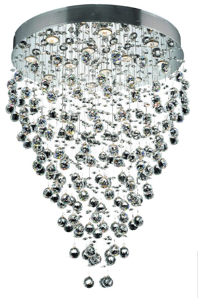 Elegant Furniture & Lighting - Galaxy 12 light Chrome Chandelier Clear Royal Cut Crystal - V2006D28C/RC veiw 1