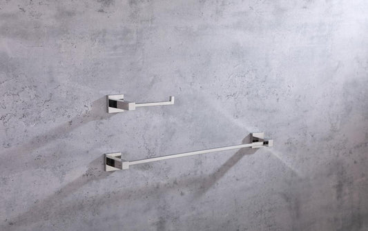 Elegant Furniture & Lighting - Isla 2-Piece Bathroom Hardware Set in Chrome - HWB-12S2PCH view 2
