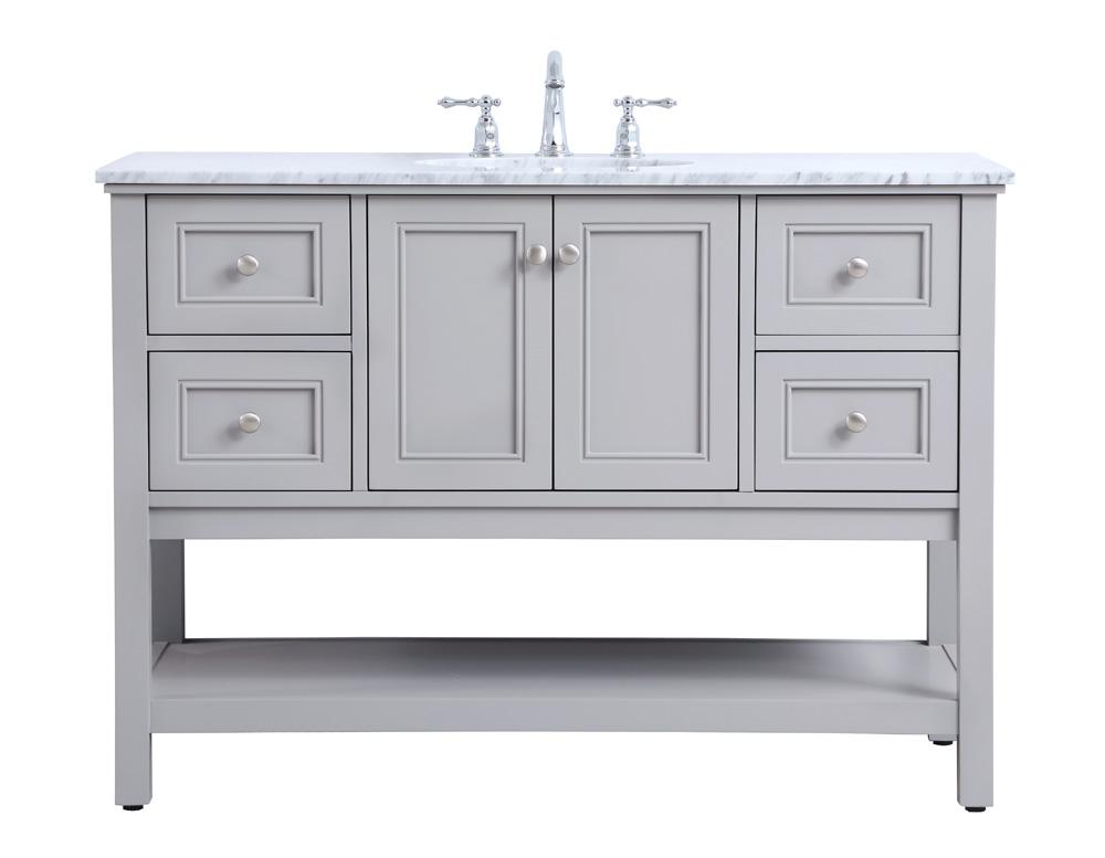 Elegant Furniture & Lighting - Metropolis 48 inch Single bathroom vanity in natural wood - VF27048NW veiw 1