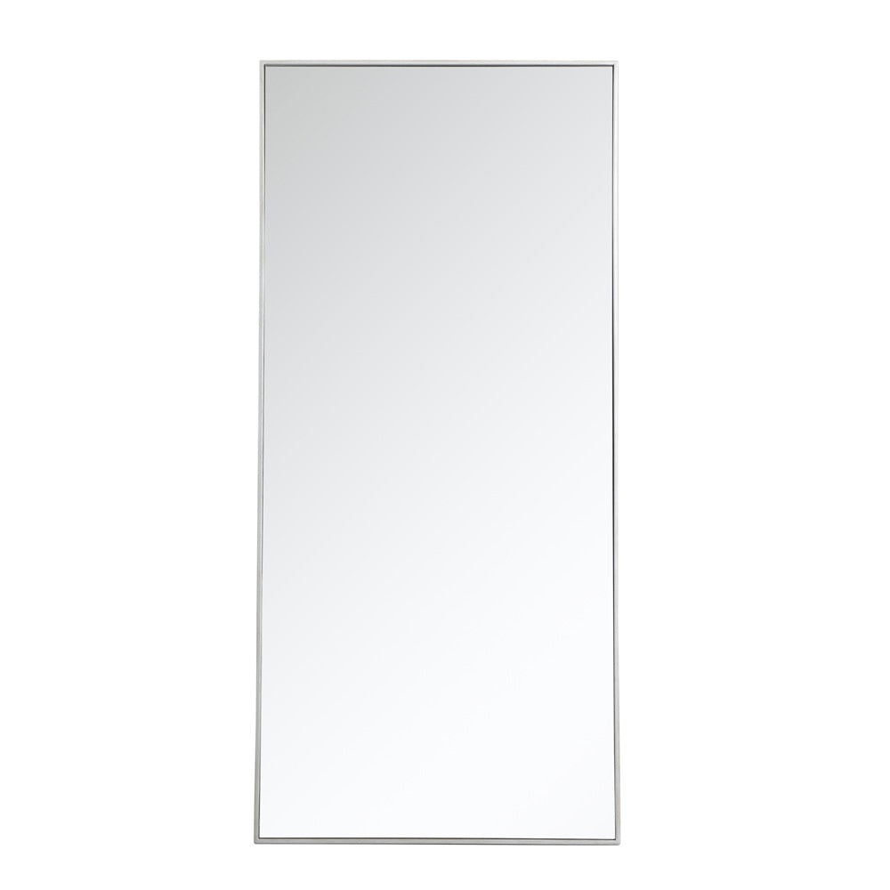 Elegant Furniture & Lighting - Monet Metal frame rectangle mirror 30 inch in silver - MR43060S veiw 1