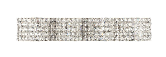 Elegant Furniture & Lighting - Ollie 4 light Chrome and Clear Crystals wall sconce - LD7017C view 2