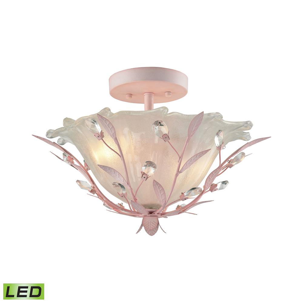 ELK Lighting - Circeo 2 Light LED Semi Flush In Light Pink - 18151/2-LED veiw 1