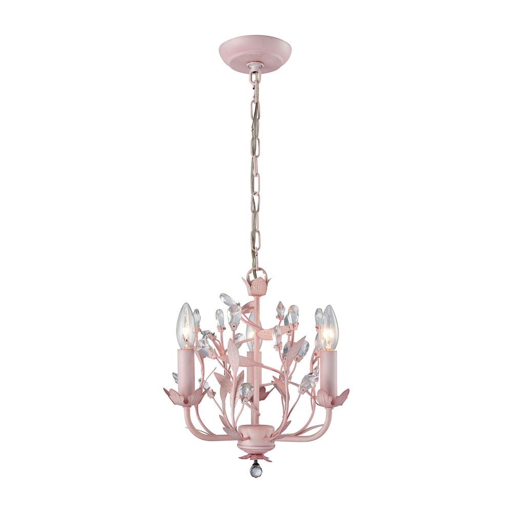 ELK Lighting - Circeo 3 Light Chandelier In Light Pink - 18152/3 veiw 1
