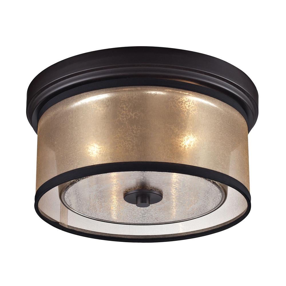 ELK Lighting - Diffusion 2 Light Flushmount In Oil Rubbed Bronze - 57025/2 veiw 1