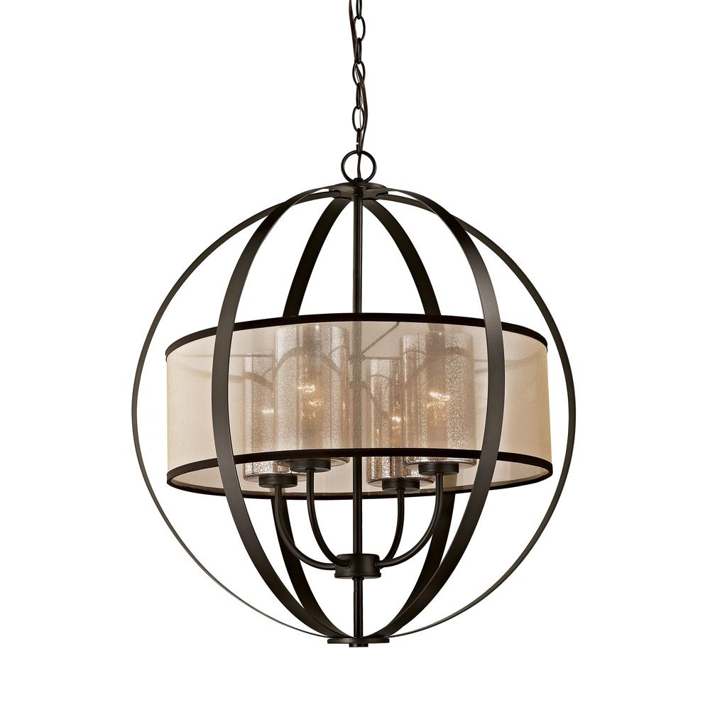 ELK Lighting - Diffusion 4 Light Chandelier In Oil Rubbed Bronze - 57029/4 veiw 1