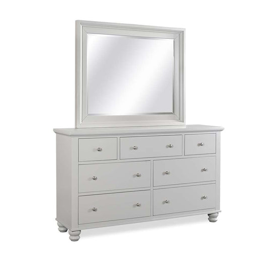 Emery Park - Cambridge Chesser Mirror in Light Gray Paint Finish - ICB-463-GRY veiw 2