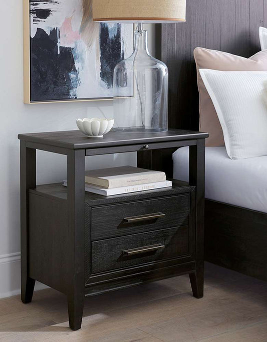 Emery Park - Camden 2 Drawer Nightstand in Domino Finish - I631-450 veiw 2