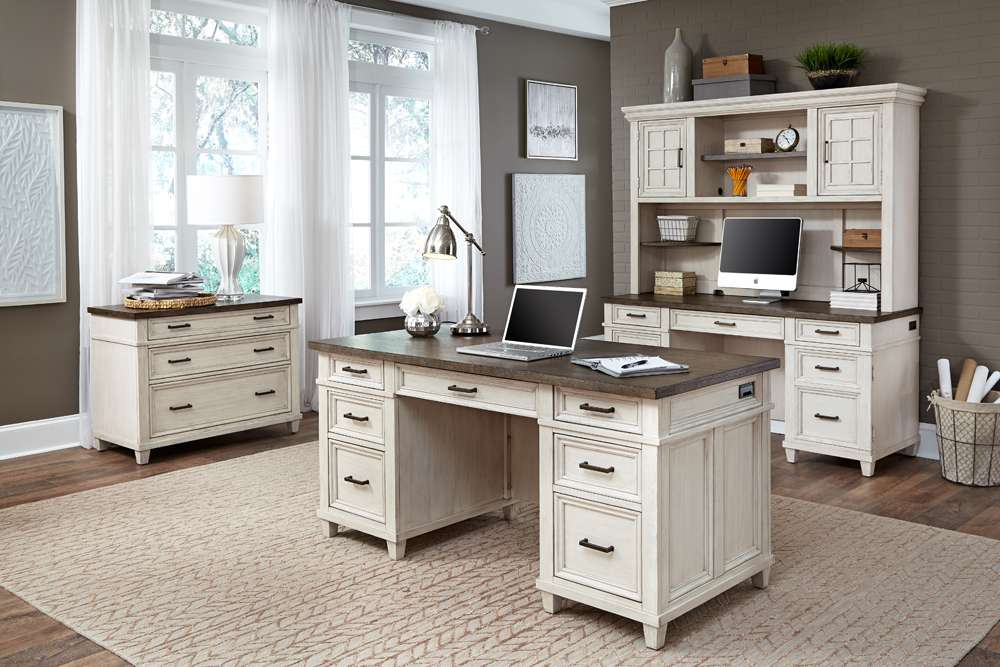 Emery Park - Caraway Lateral File in Aged Ivory Finish - I248-378-1 veiw 5
