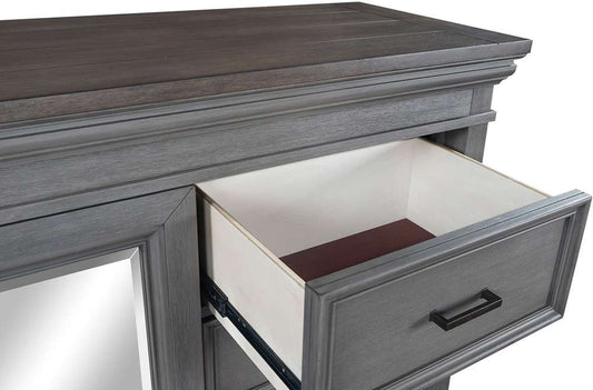 Emery Park - Caraway Sliding Door Chest in Aged Slate Finish - I248-457-SLT-2 veiw 2