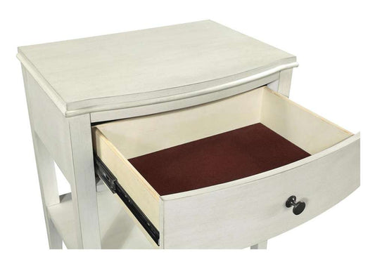 Emery Park - Charlotte 1 Drawer NS in Pebble White Finish - I218-451N-WHT-1 view 2