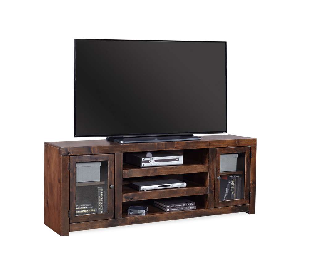 Emery Park - Contemporary Alder 72in Console w/ Doors in Tobacco Finish - DL1073-TOB veiw 1