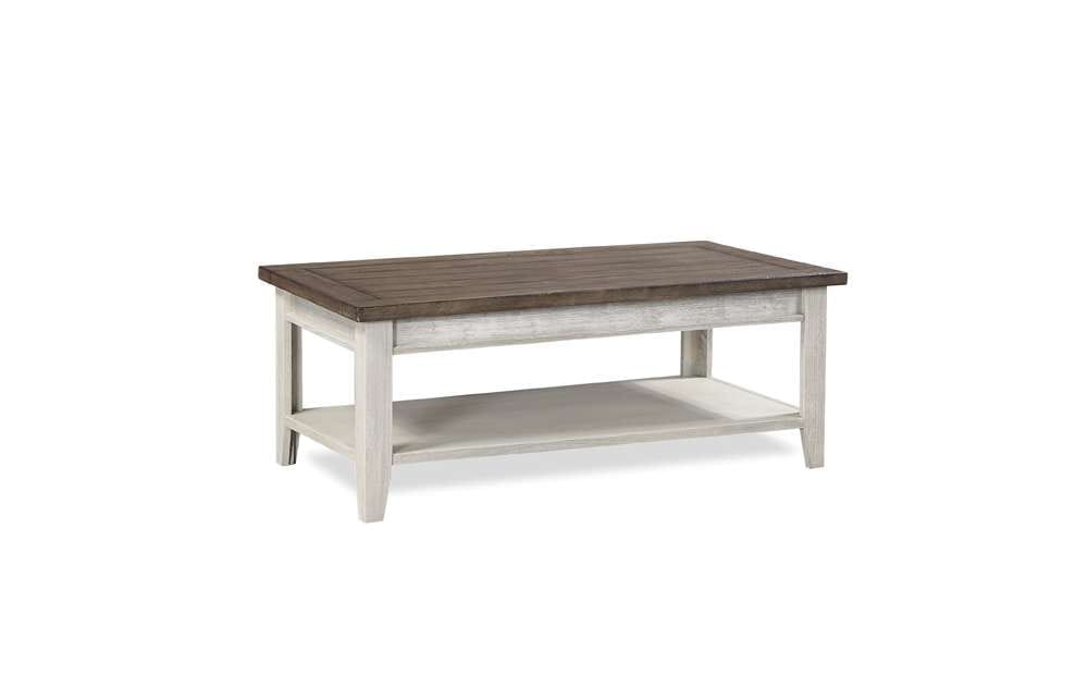 Emery Park - Eastport Cocktail Table in Drifted White Finish - WME910-DWT veiw 1