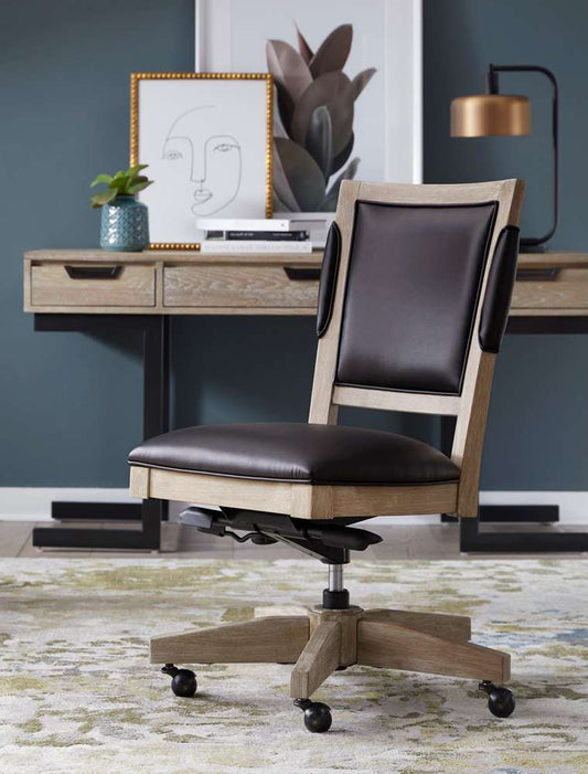 Emery Park - Harper Point Office Chair in Bleached Khaki Finish - IHP-366-KHA veiw 2