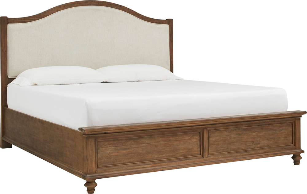 Emery Park - Hensley Cal King Non Storage Upholstered Bed in Honey Finish veiw 1