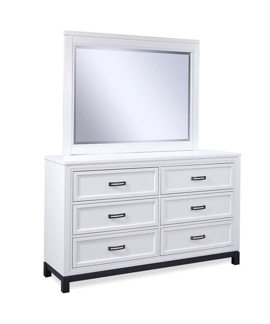 Emery Park - Hyde Park Landscape Mirror in White Paint Finish - I32-463-WHT veiw 2