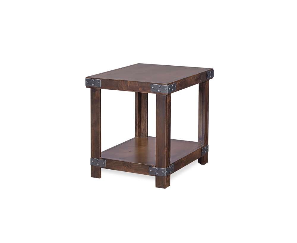 Emery Park - Industrial End Table in Tobacco Finish - DN914-TOB veiw 1