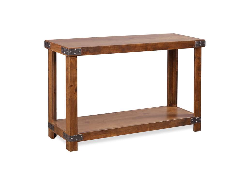 Emery Park - Industrial Sofa Table in Fruitwood Finish - DN915-FRT veiw 1