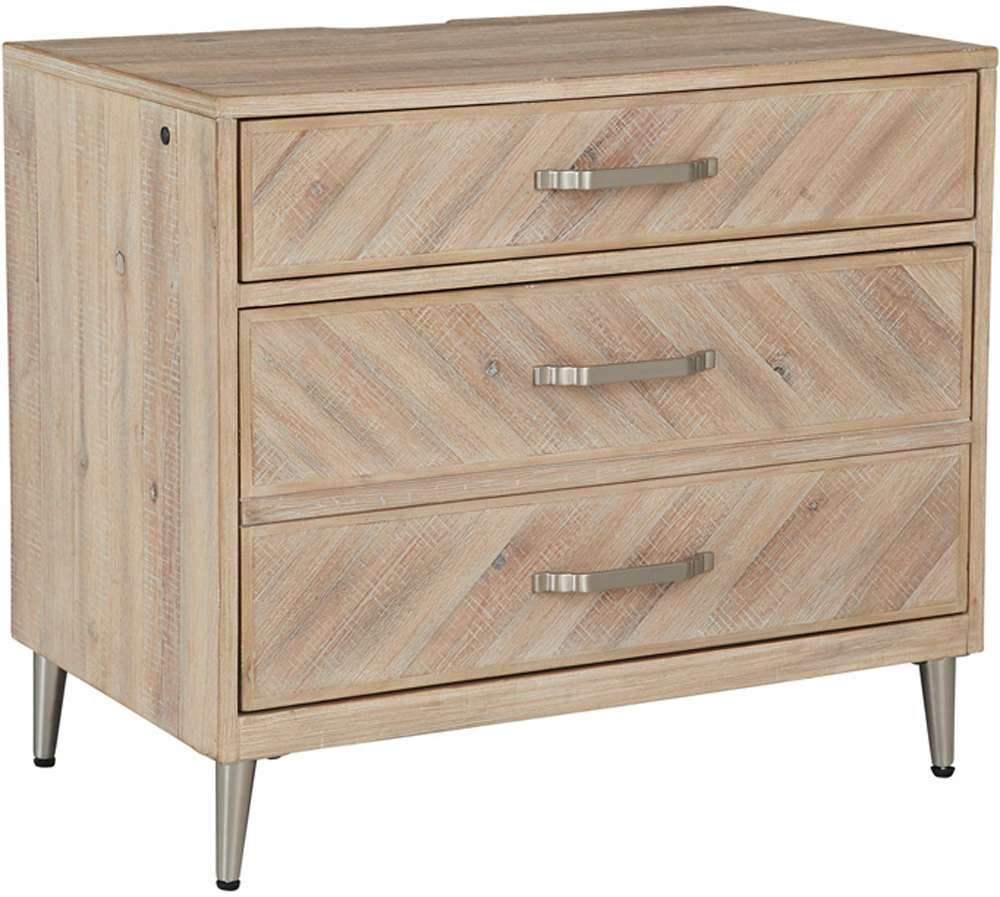 Emery Park - Maddox Liv360 Nightstand in Biscotti Finish - I644-449