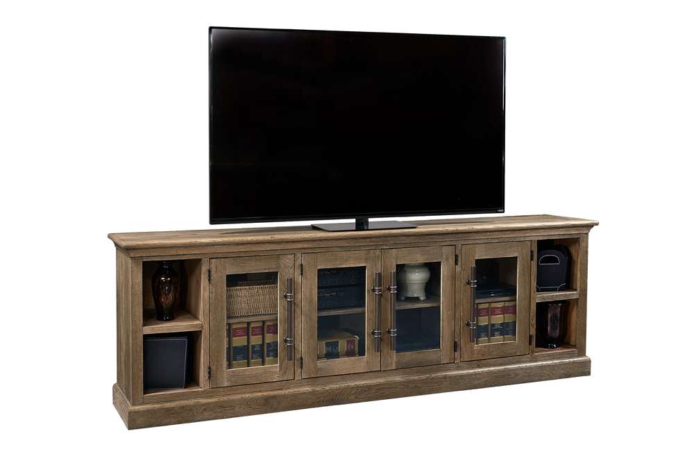 Emery Park - Manchester 97in Console w/ 4 Doors in Glazed Oak Finish - WKM1270-GLZ