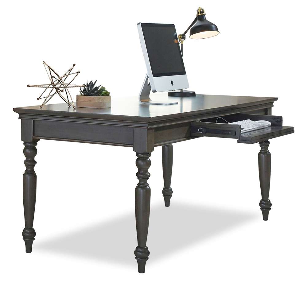 Emery Park - Oxford 72in Writing Desk in Peppercorn Finish - I07-344-PEP