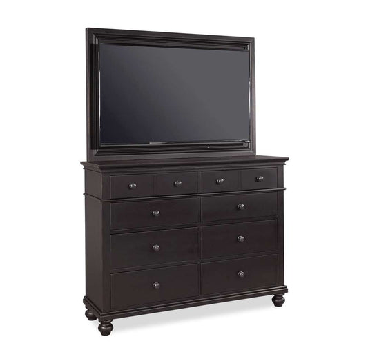 Emery Park - Oxford Chesser with TV Frame in Rubbed Black Finish